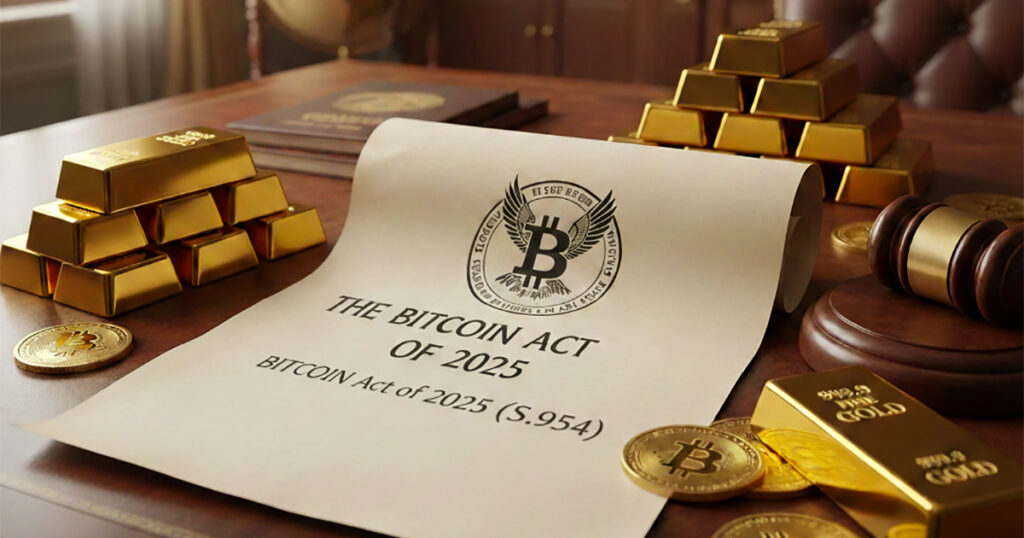 bitcoin act S954 gold revaluation