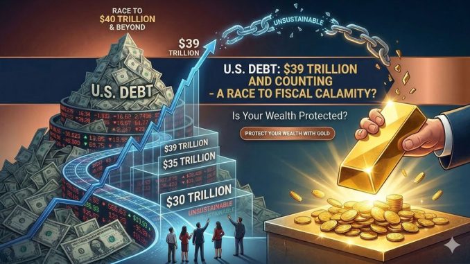 US debt hits $39 trillion ahead of schedule